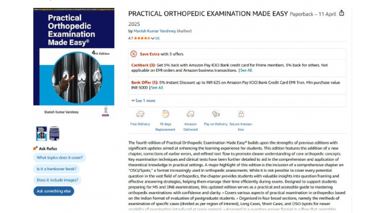Practical Orthopedic Examination Made Easy | PDF