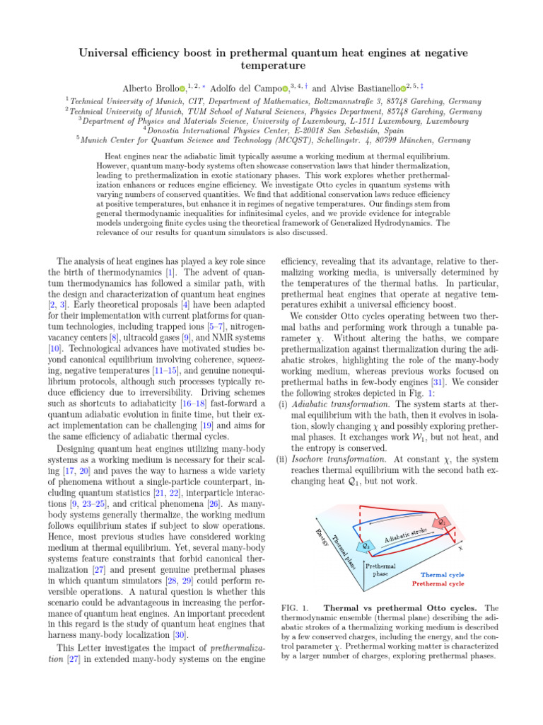 Universal Efficiency Boost in Prethermal Quantum Heat Engines at ...