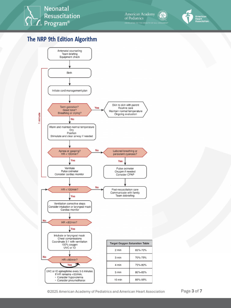 NRP 9th Edition Launch 2 Extracted | PDF | Preterm Birth | Medical ...