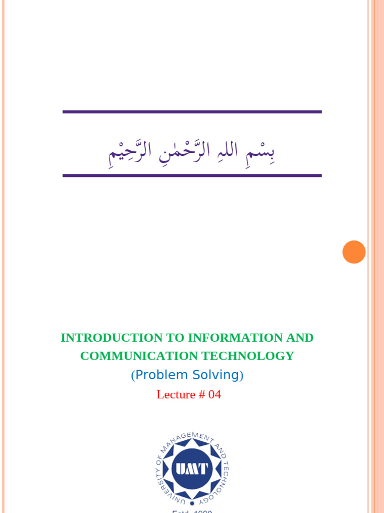 4 Lec 04 Problem Solving | PDF | Algorithms | Software Engineering