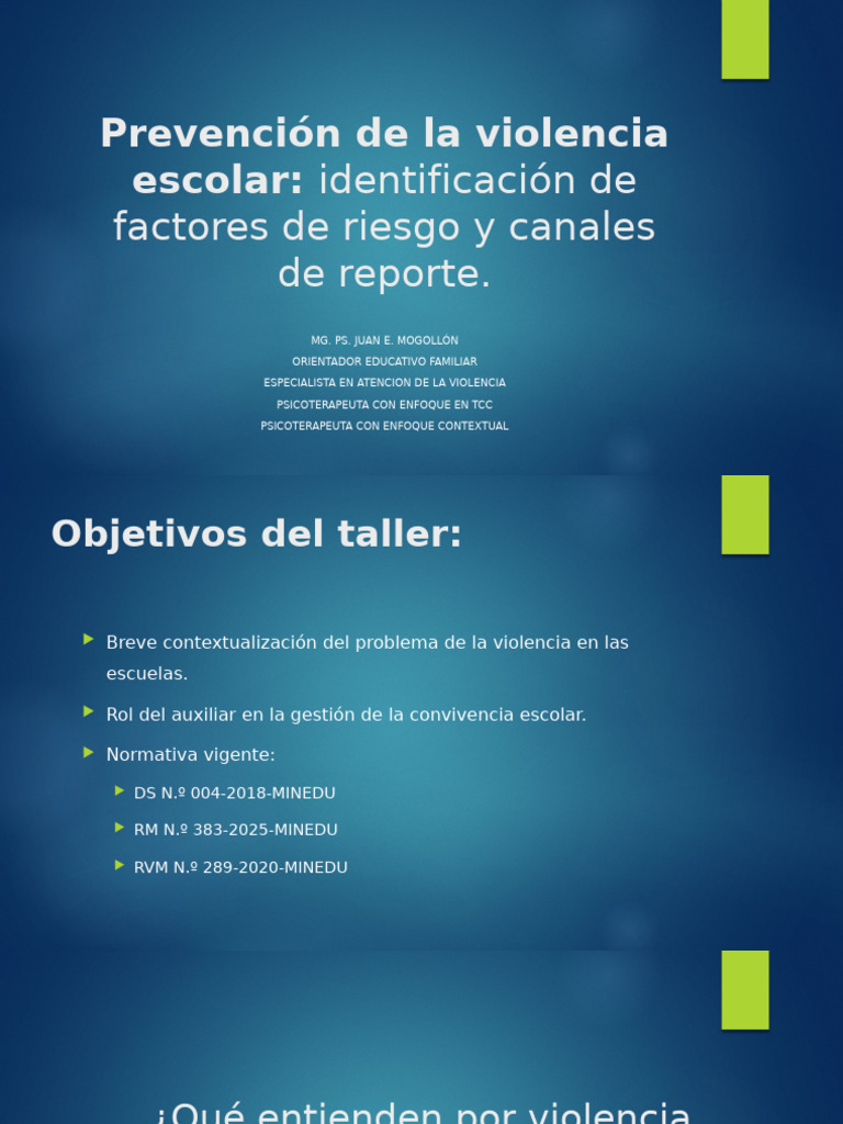 Prevención de la violencia escolar: guías y protocolos | PDF ...