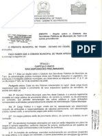 Estatuto Do Servidor Público Municipal de Trairi - Lei #415-2007