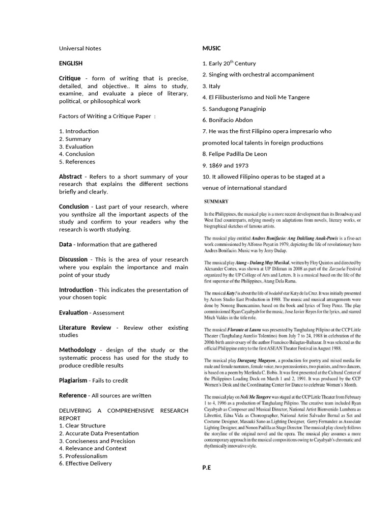 Universal Notes | PDF | Ballroom Dance