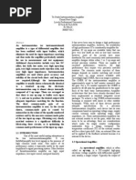 Download Instrumentation Amplifier by sarpanch SN9585761 doc pdf