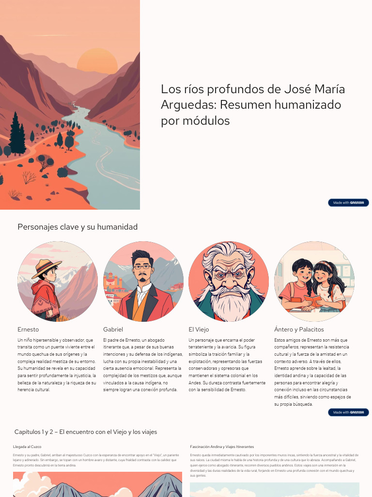 Ríos Profundos: Humanidad y Cultura Andina | PDF