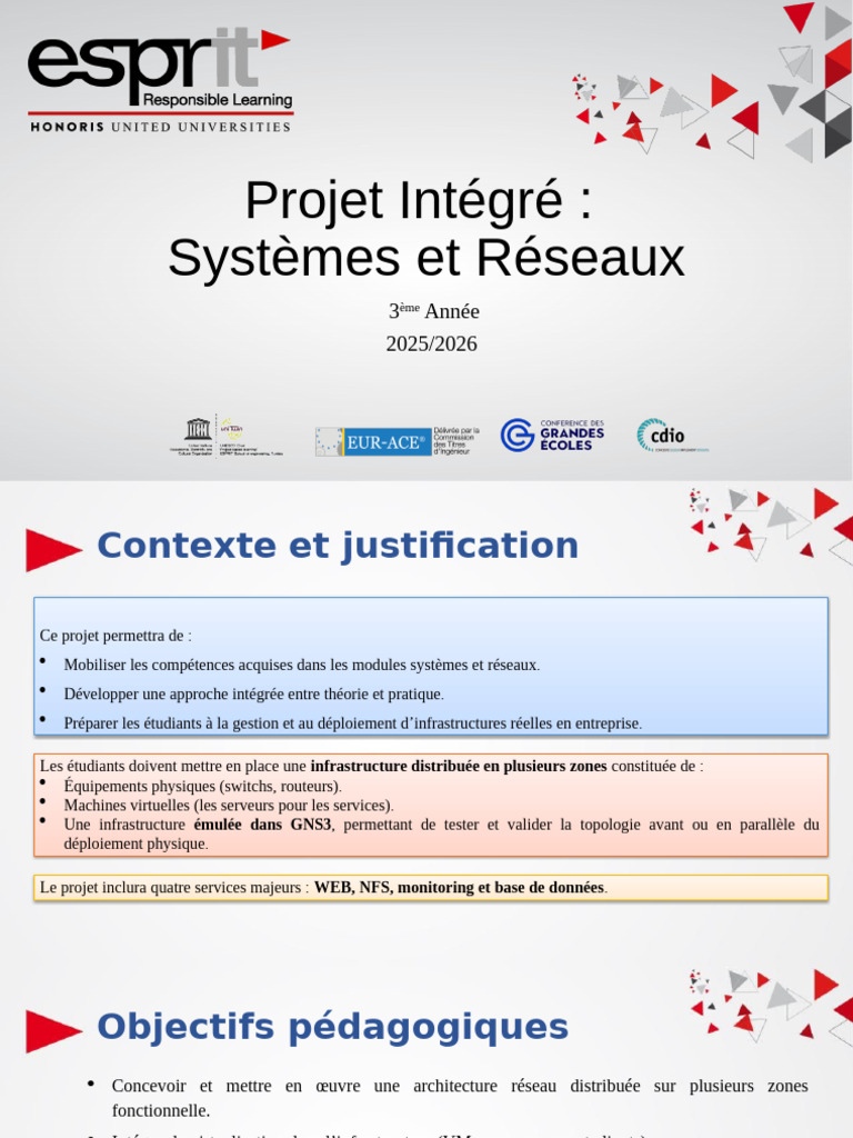 Projet Systèmes et Réseaux 2025/2026 | PDF | VMware | Virtualisation