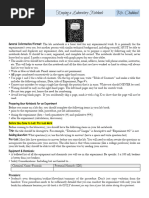 Lab Notebook Structure Guide | PDF | Experiment | Physical Sciences