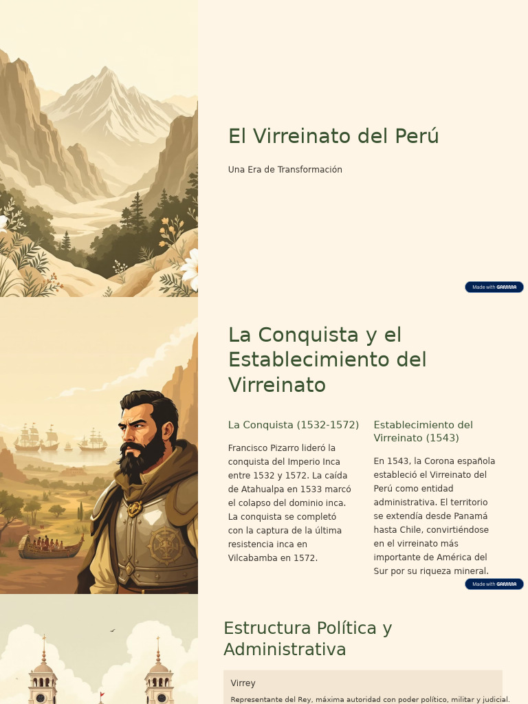 Historia del Virreinato del Perú | PDF | Perú