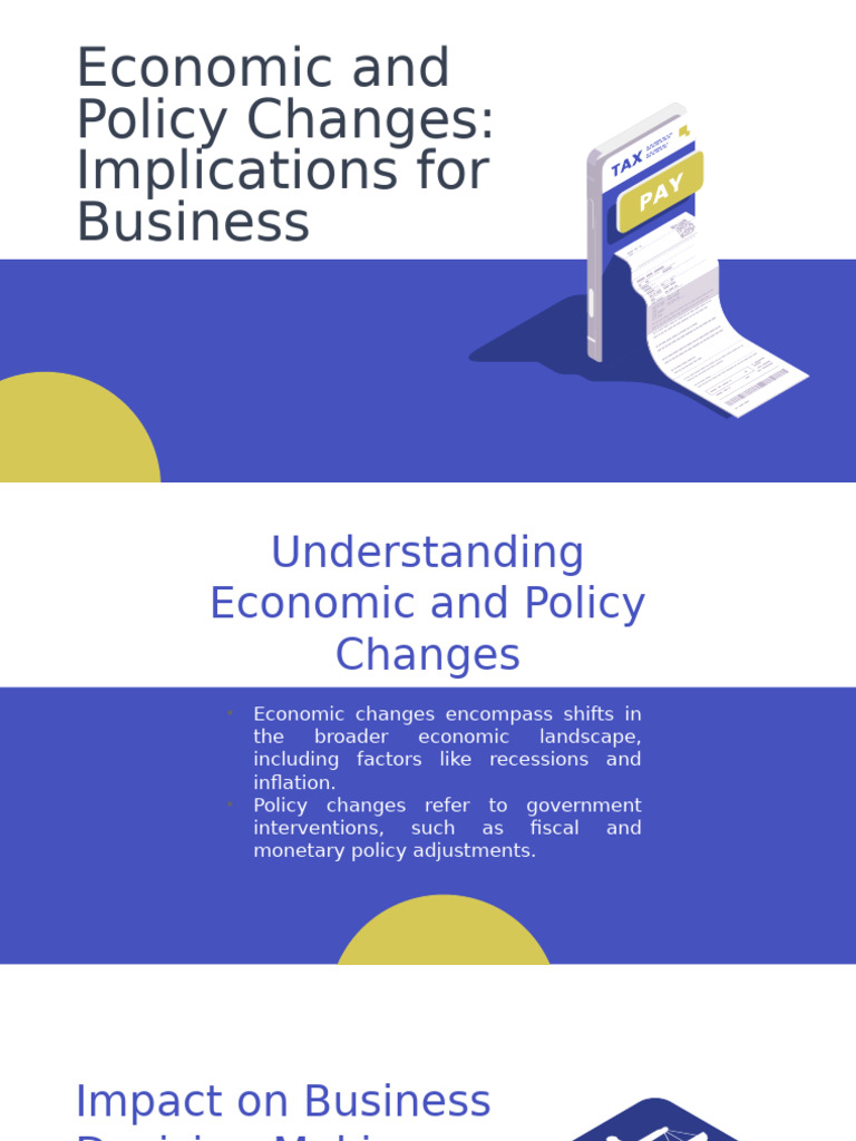 Economic and Policy Changes Impact on Business | PDF | Recession ...