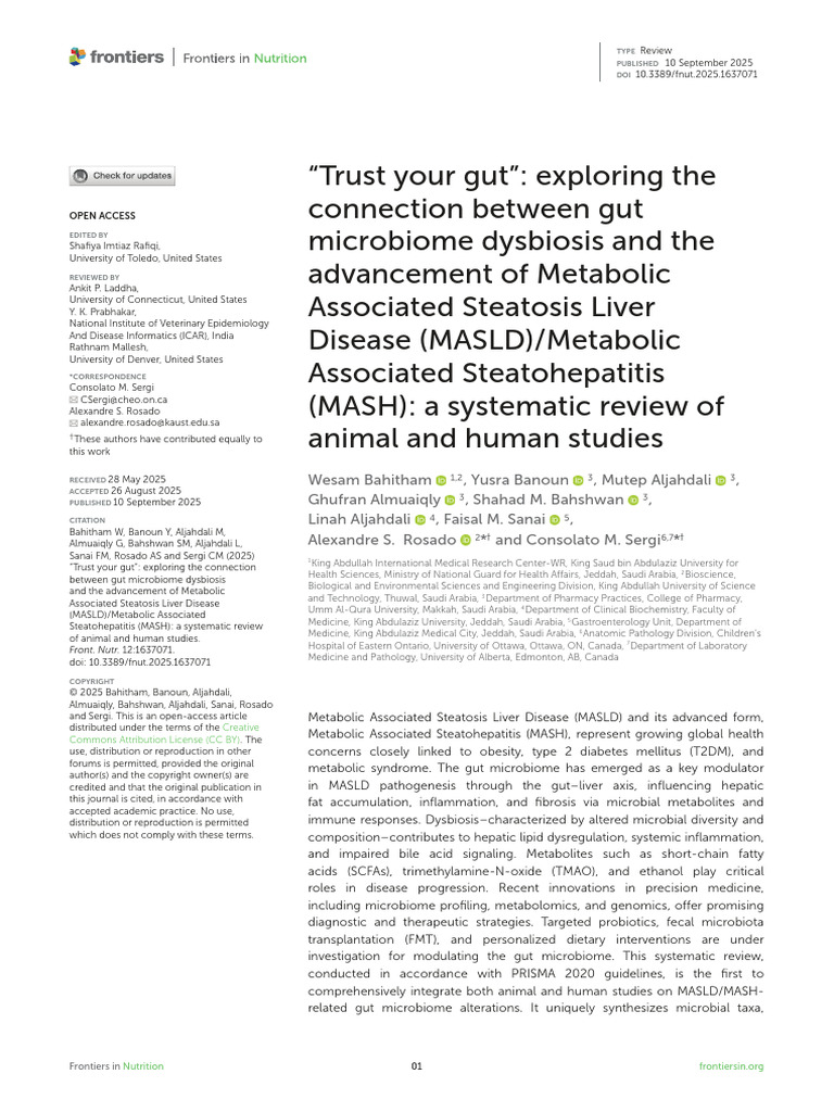 Exploring The Connection Between Gut Microbiome Dysbiosis | PDF ...