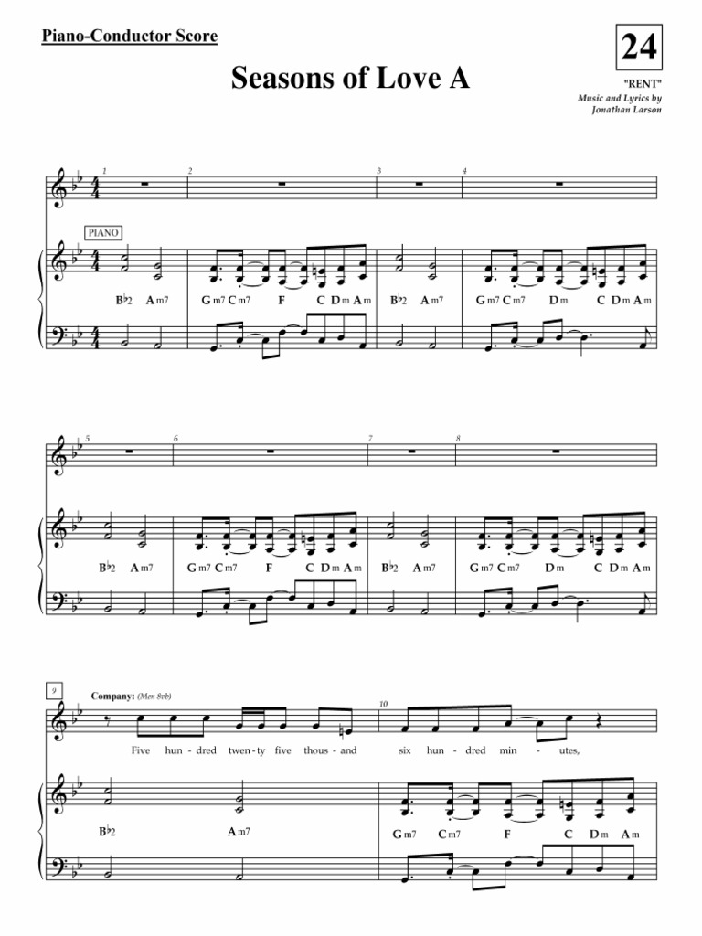 Seasons of Love | PDF