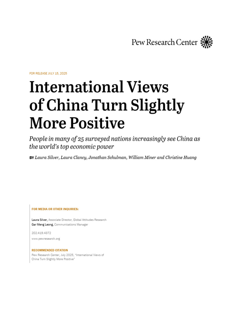 Views of China 2025 | PDF | China | World Politics
