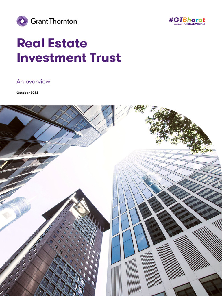 Overview of Indian Real Estate Investment Trusts | PDF | Real Estate ...