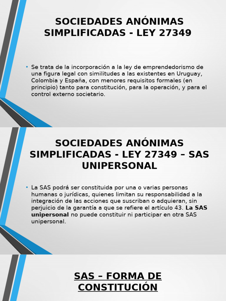 24. SAS (1) | PDF | Sociedad de responsabilidad limitada | Compartir ...