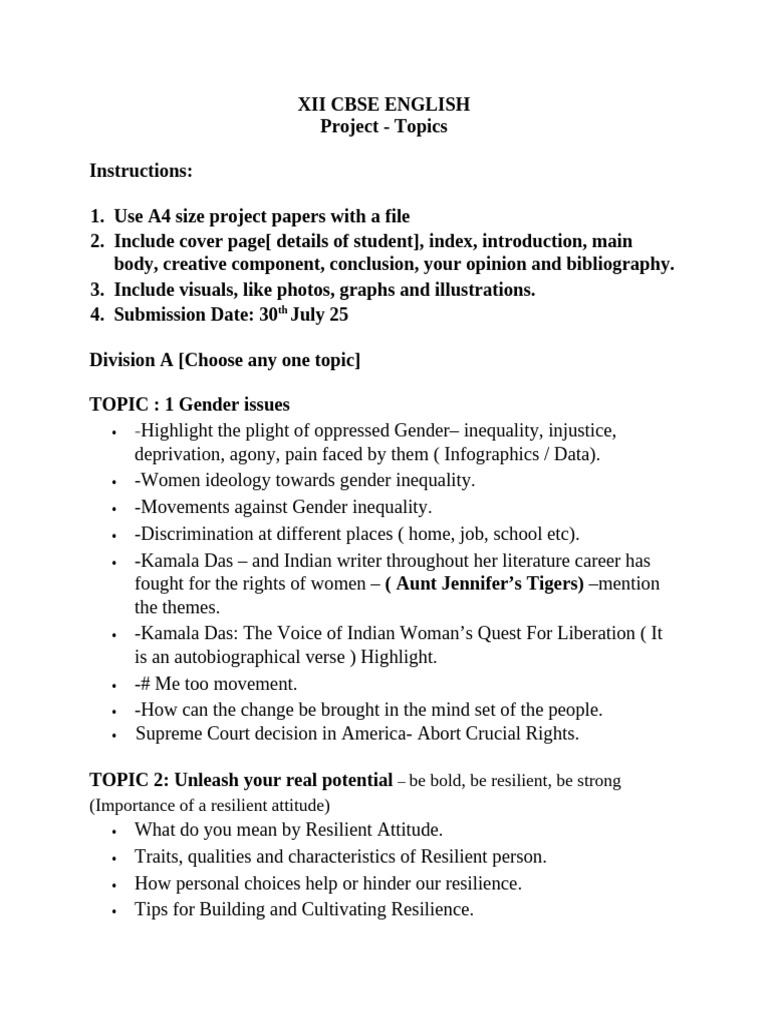 English XII CBSE Project Topics | PDF | Human Migration | Violence