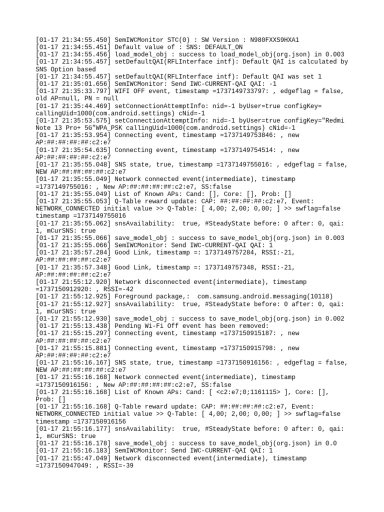 Iwc Dump | PDF | Wireless Networking | Networking