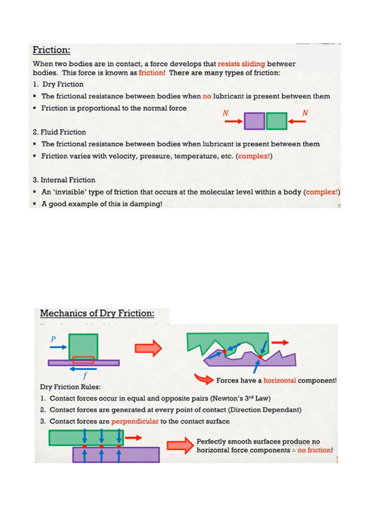 Friction | PDF