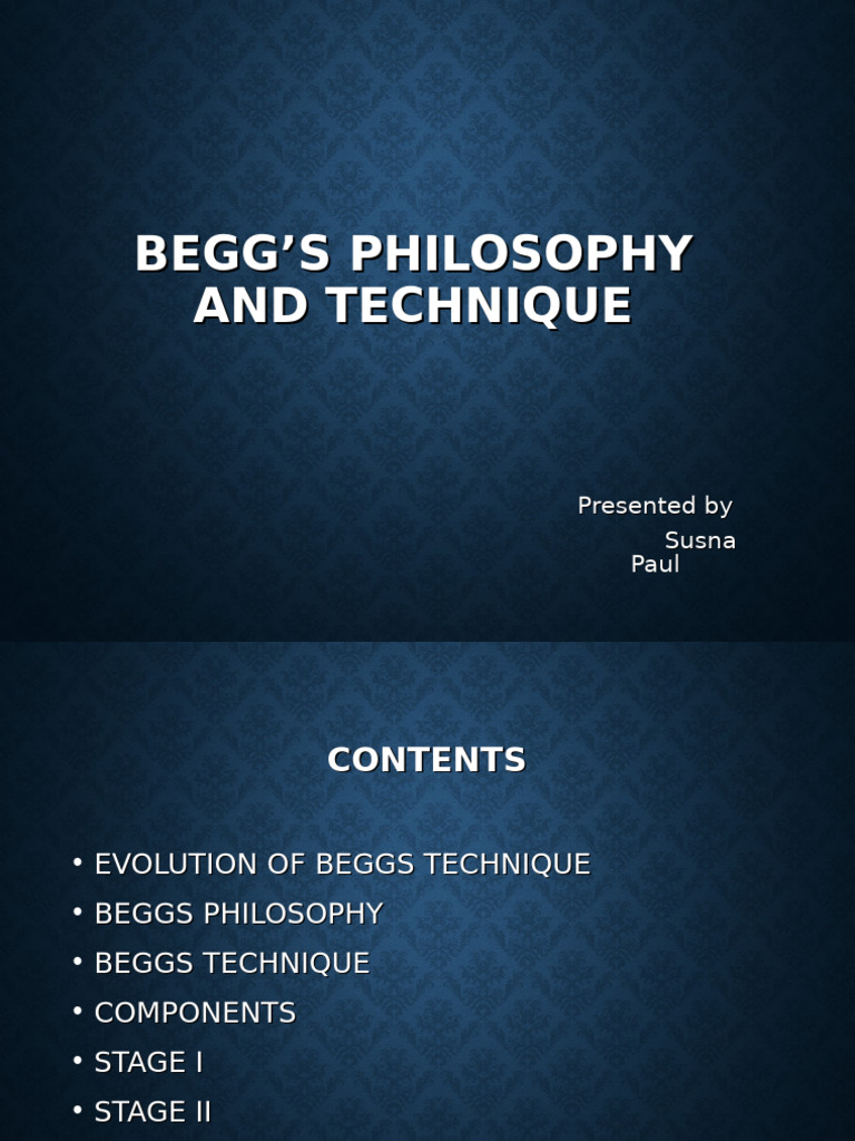Begg's Orthodontic Philosophy & Technique | PDF | Dental Anatomy ...