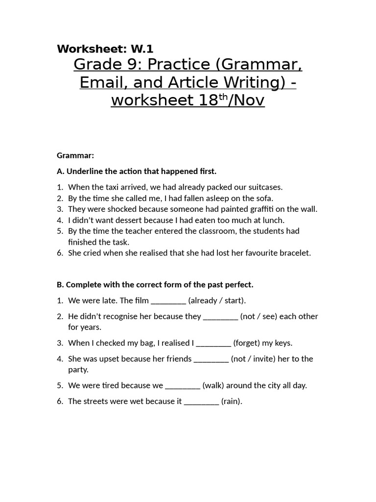 Grade 9 - M2 UNIT 2 19-Nov - w1 | PDF