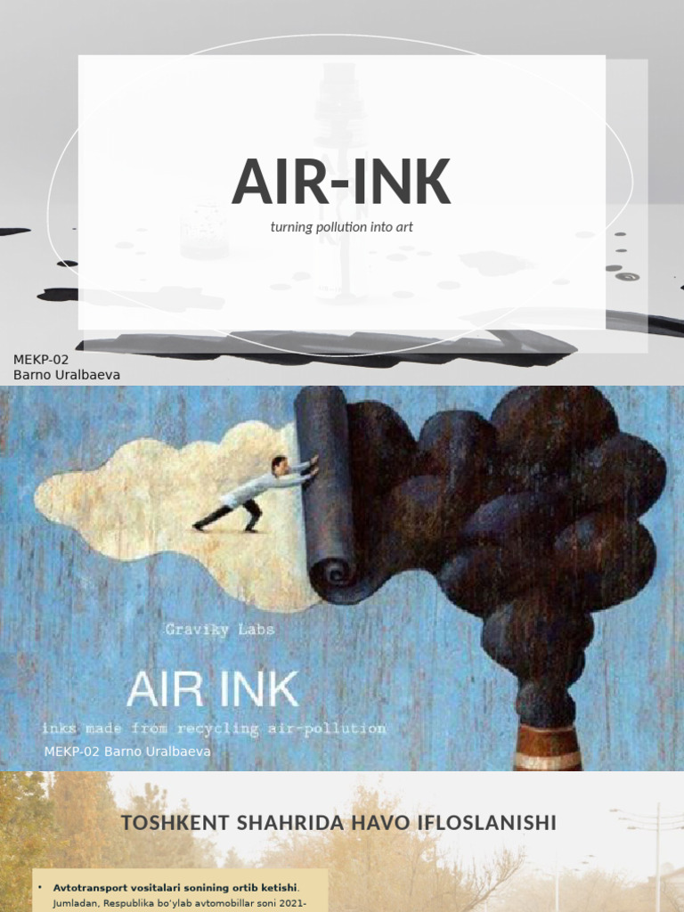 AIR-INK Korp.st. Graviky Labs, vehicle exhausts, into high-quality ...