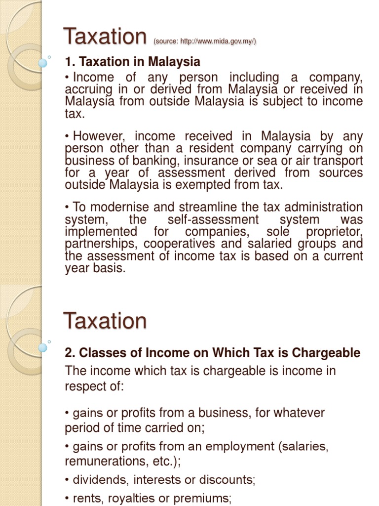 Taxation Income Tax Taxation In The United States