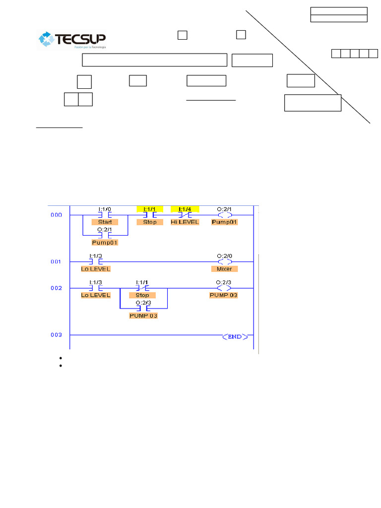 Examen de Programación Ladder y Grafcet | PDF