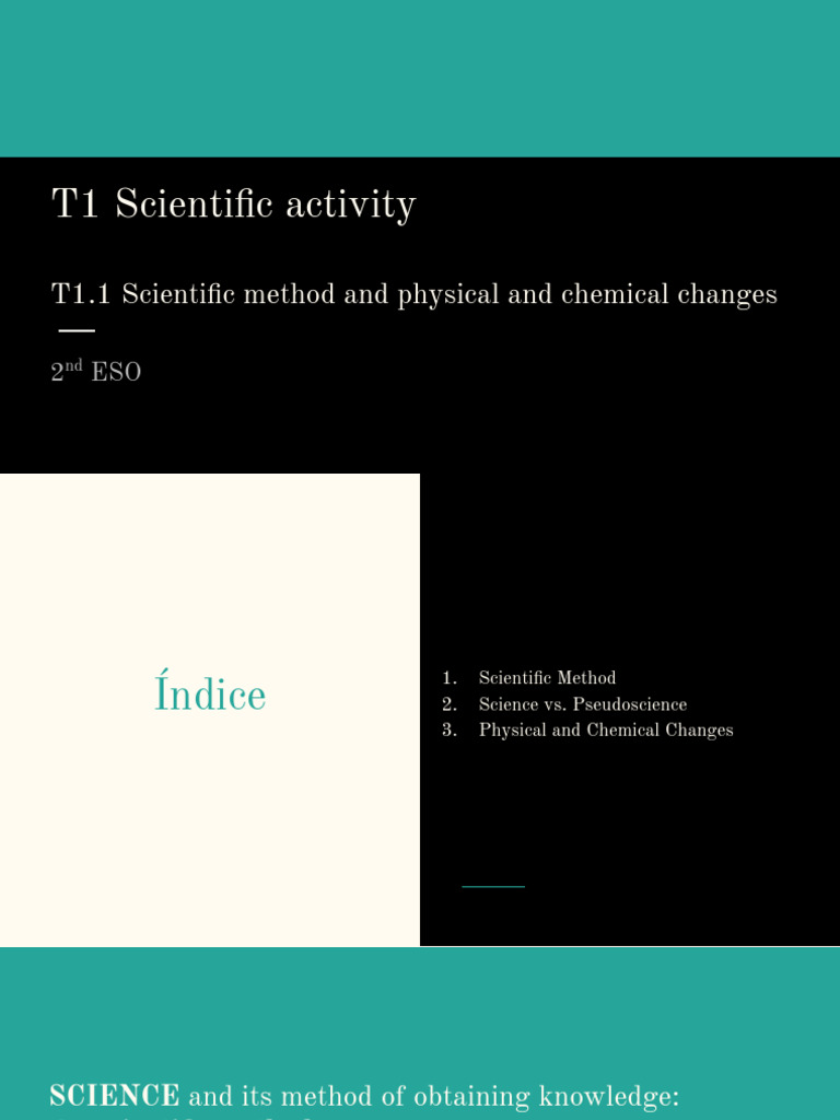 2ESO - T1.1 - Scientific Methodology - Eng - SS | PDF | Pseudoscience ...