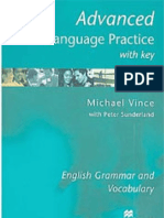 Advanced Language Practice English Grammar and Vocabulary Michael Vince