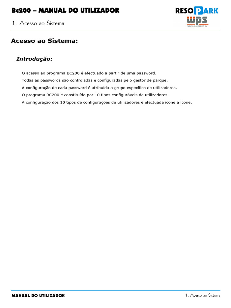 Acesso e Configuração no BC200 | PDF | Informática