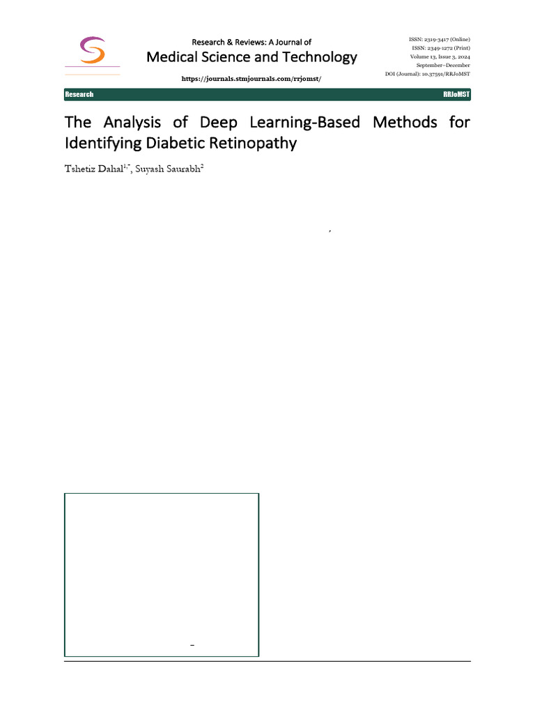 Deep Learning for Diabetic Retinopathy Detection | PDF | Diabetes | Retina