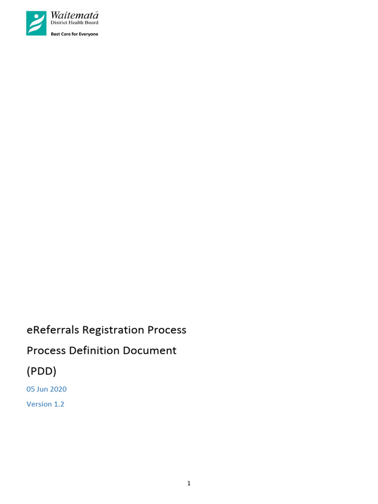 eReferrals Registration Process Guide | PDF | User (Computing) | Login