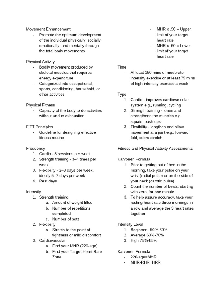 Untitled Document | PDF | Physical Fitness | Strength Training