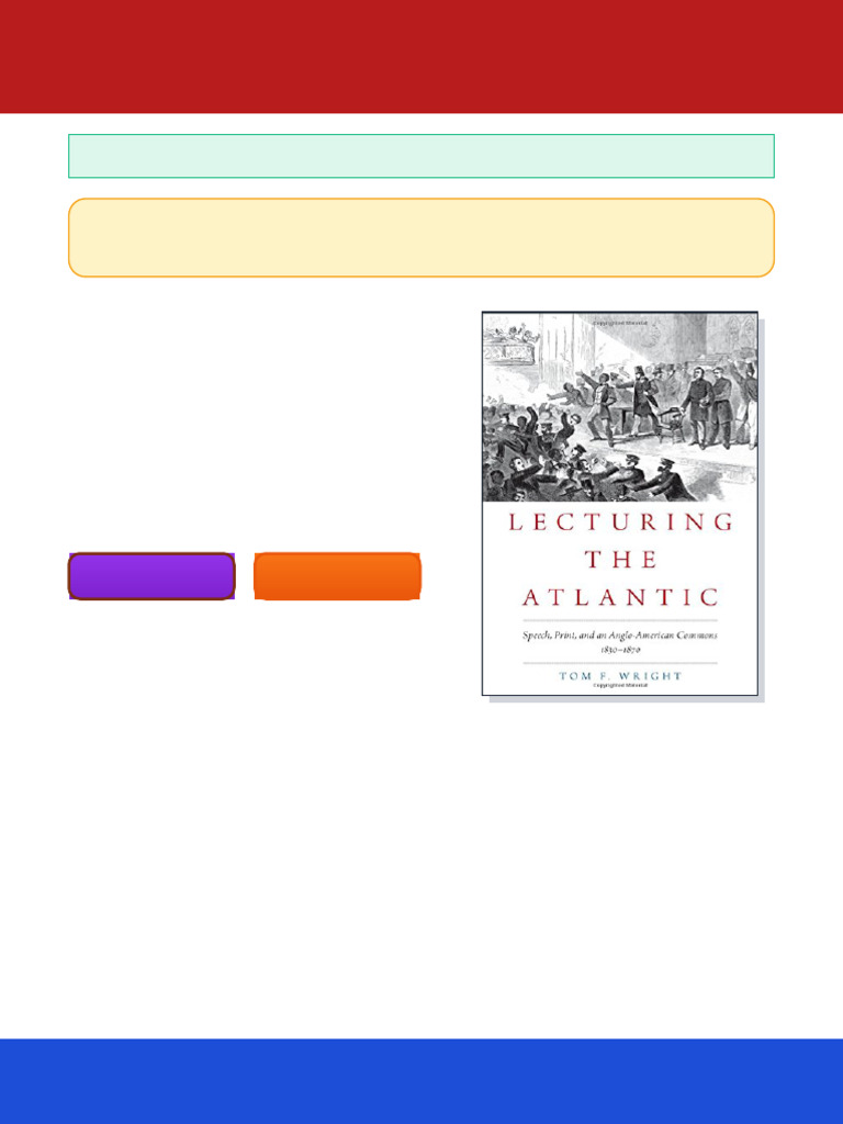 Lecturing the Atlantic speech print and an Anglo American commons 1830 ...