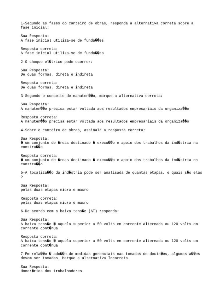 Fases do Canteiro de Obras e Manutenção | PDF