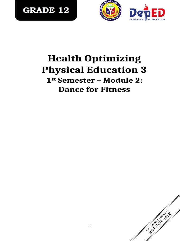 Dance for Fitness Module - Grade 12 | PDF | Physical Fitness | Dances
