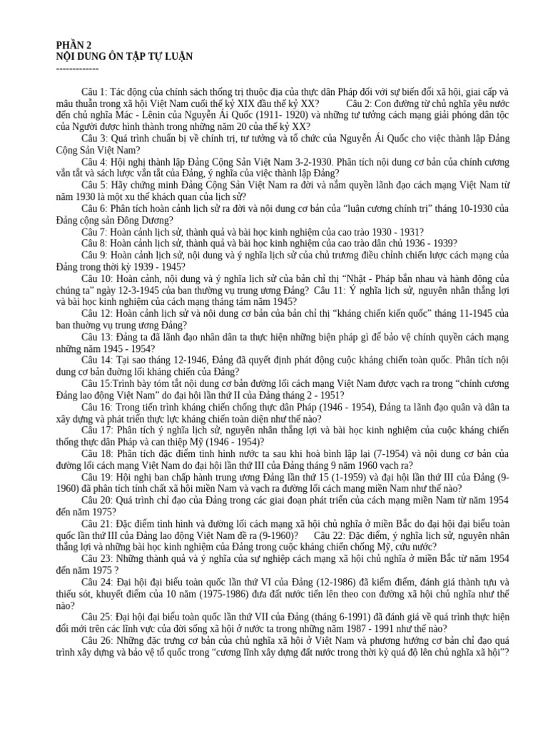 Lich Su 1 | PDF
