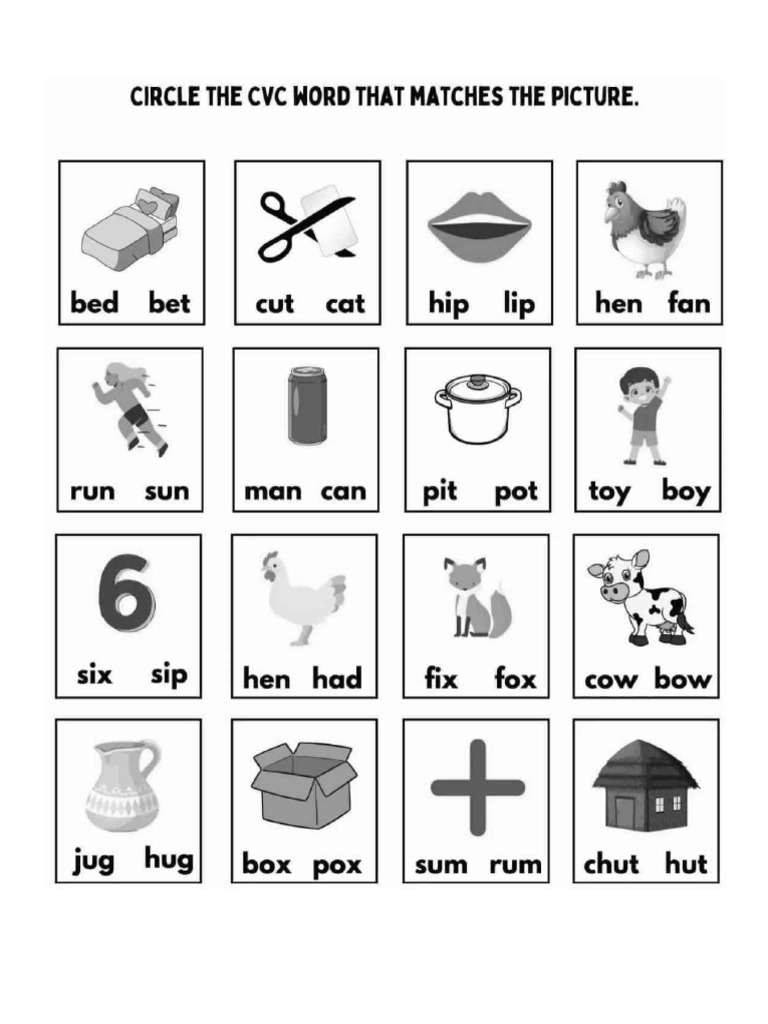 CVC Words | PDF