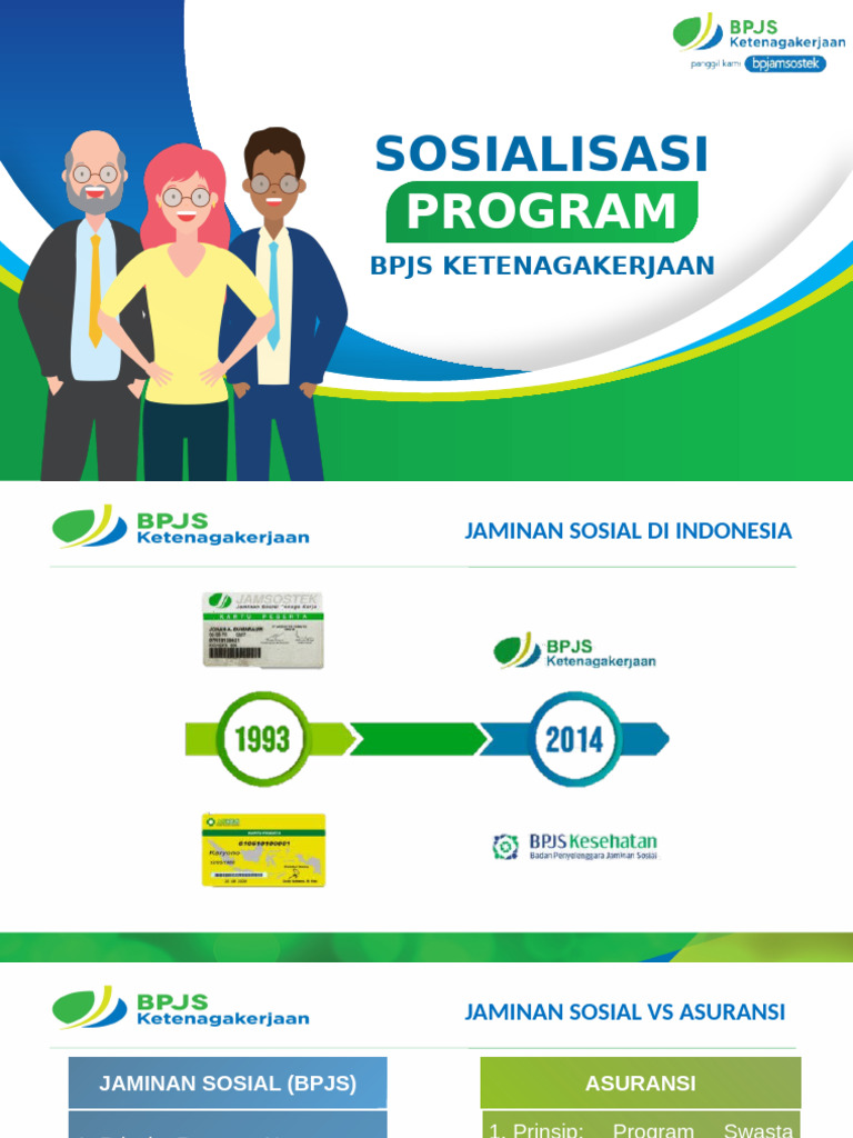 Program BPJS Ketenagakerjaan Indonesia | PDF