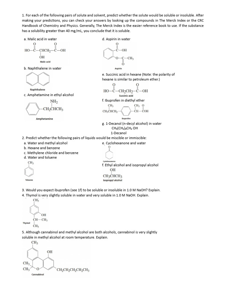 Solubility NEP-2020 Sem-I Practical | PDF