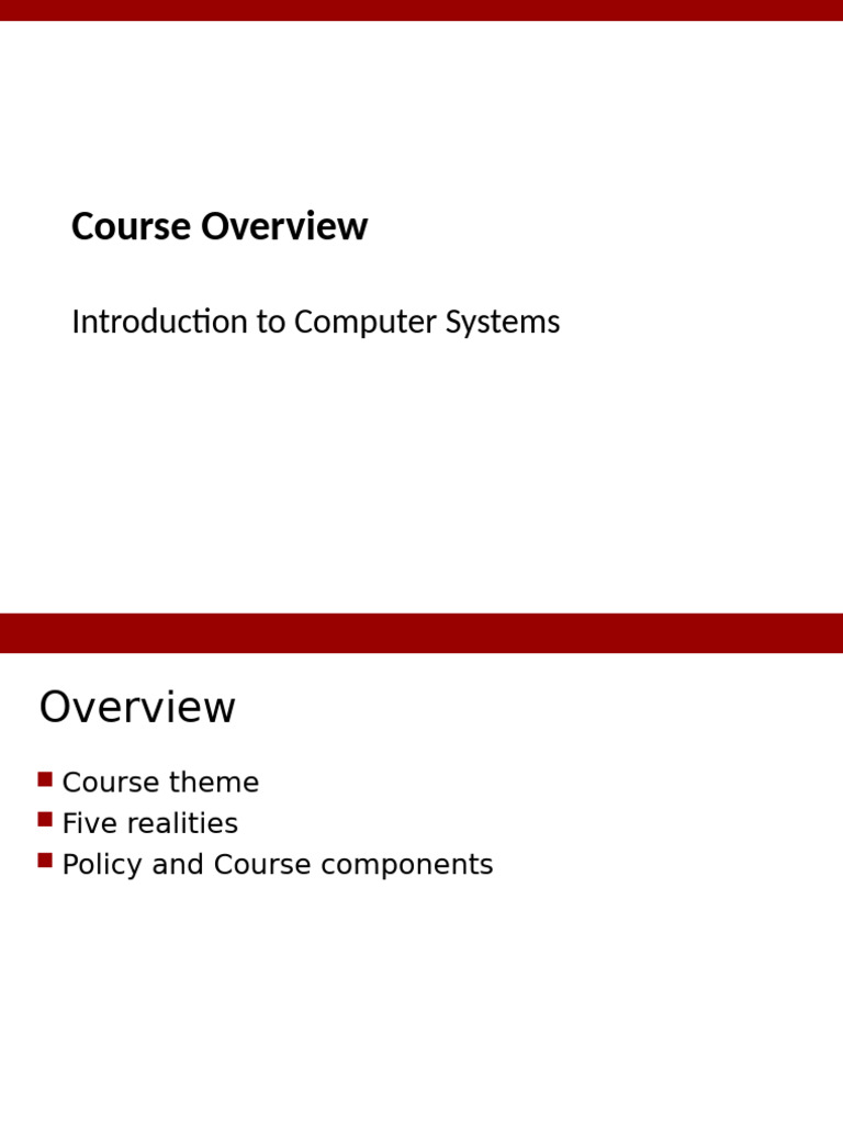 W01 Overview | PDF | Integer (Computer Science) | Pointer (Computer ...