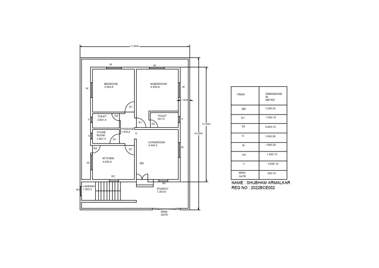 House Floor Plan Dimensions Guide | PDF