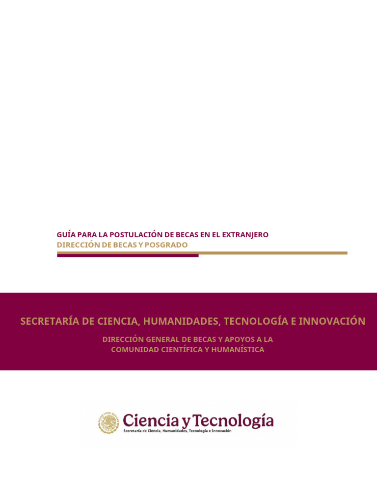 Guía de Postulación a Becas en el Extranjero | PDF | Ventana (informática)