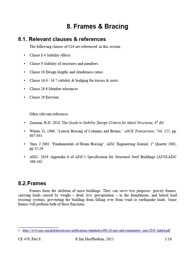 08 Frames | PDF | Buckling | Beam (Structure)