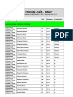 Horarios Primer Cuatrim Anuales