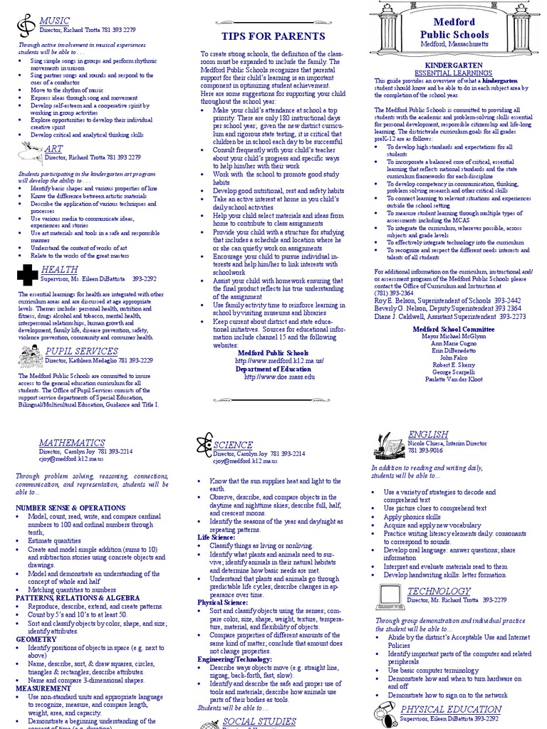 Kindergarten homework activities picture