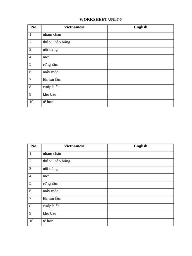 Worksheet 22.8 | PDF