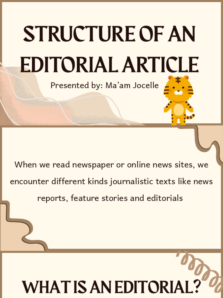 How to Write an Editorial Article | PDF | News | Newspapers
