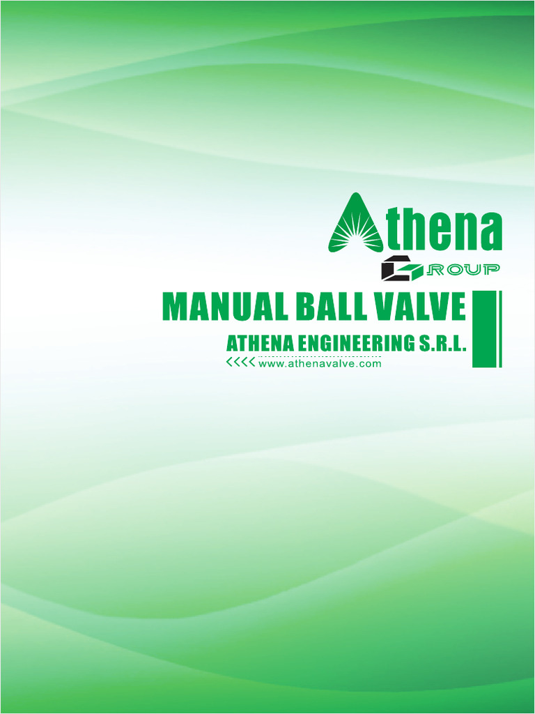 Athena Manual Ball Valve | PDF