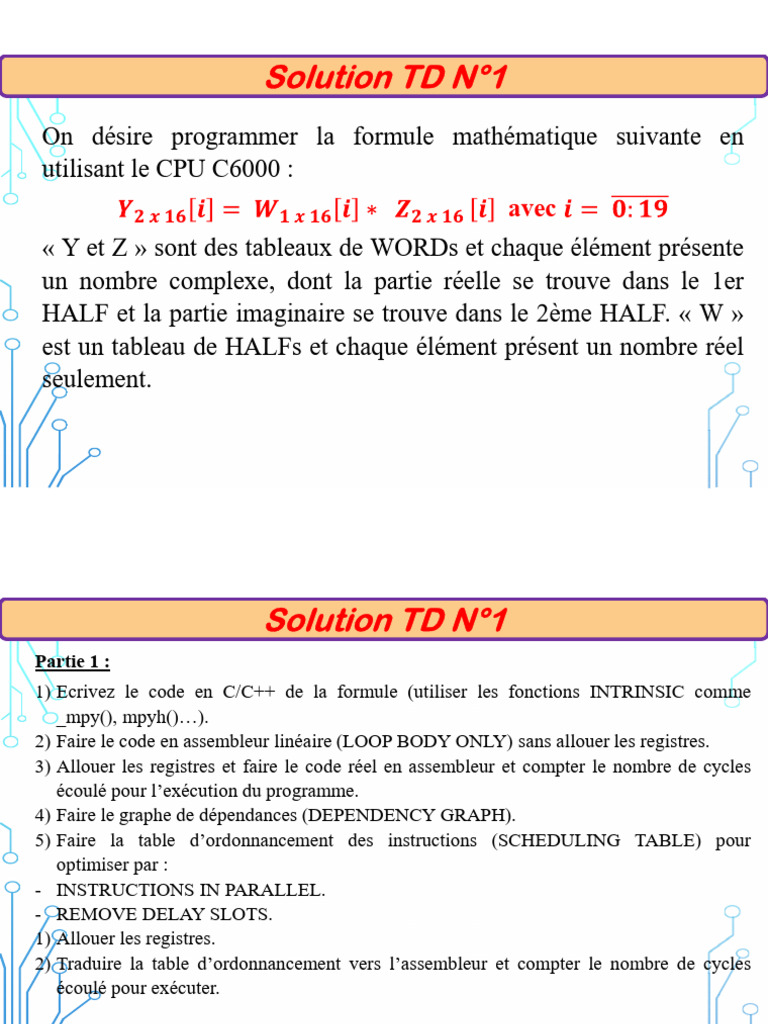 Programmation de Multiplication Complexe en C/C++ et Assembleur | PDF ...