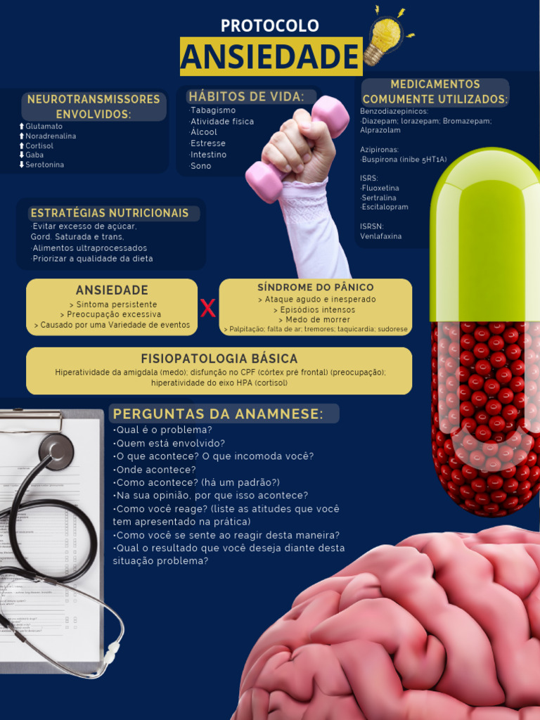 Tratamento e Causas da Ansiedade | PDF | Transtorno de pânico | Ansiedade